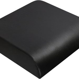 Large Seat Cushion, 4 Inch Thick Memory Foam PU Leather Cushion for Sciatica, Hip, Low Back Pain Relief, Supportive Butt Pillow for Office Chair, Wheelchair