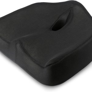Comfort Seat Cushion for Office Chairs  Eligible Tailbone Pain Relief Cushion, Sciatica & Back Support, Office Chair Cushion & Car Seat Cushion